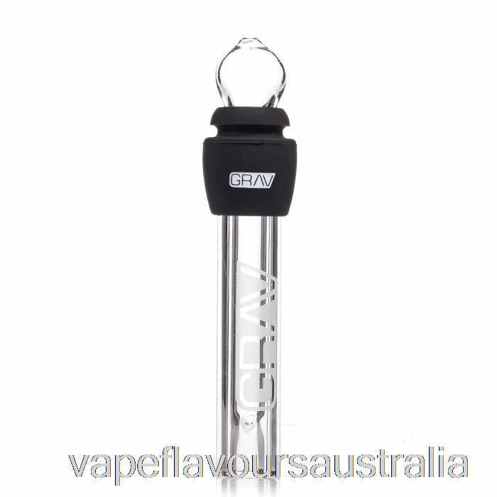 Vape Australia GRAV Glass Blunt with Silicone Black